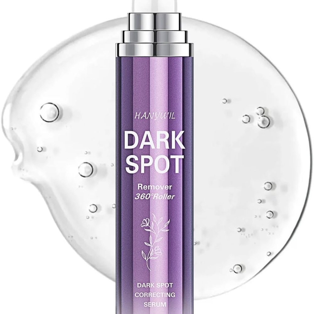 Purple and White Dark Spot Serum for Skincare